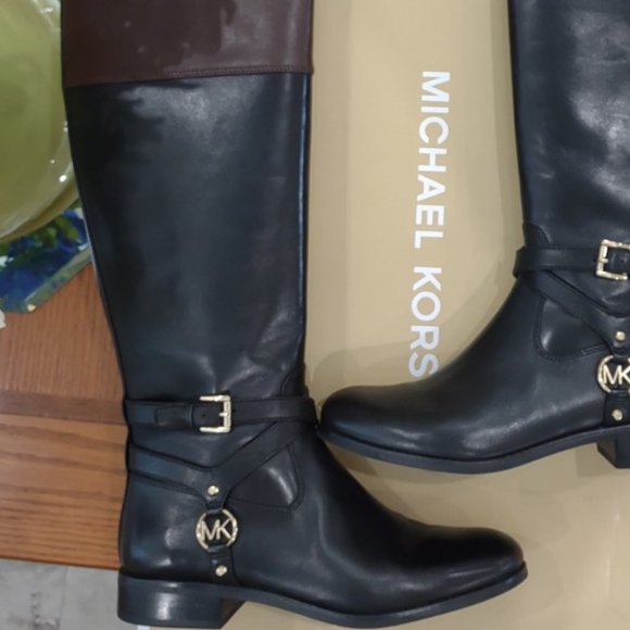 Micheal Kor's Preston Two Tone Leather Boot - Picture 9 of 9